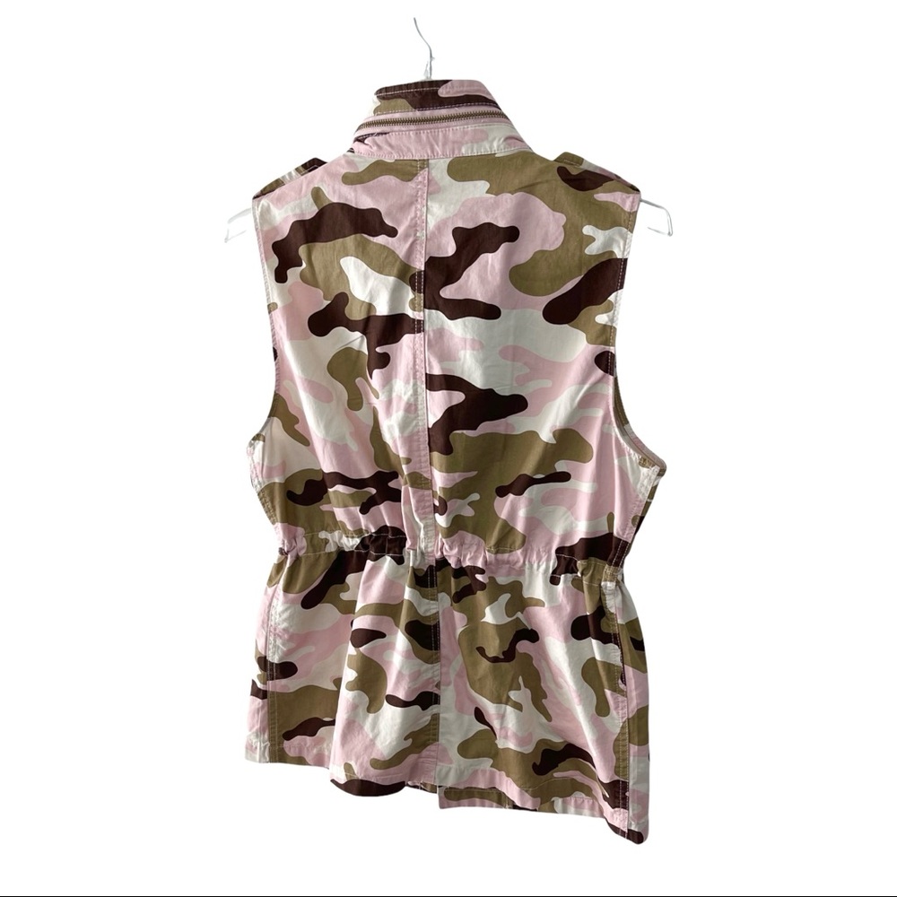 Love Tree Safari Pink Camouflage Military Anorak Vest - Picture 14 of 16